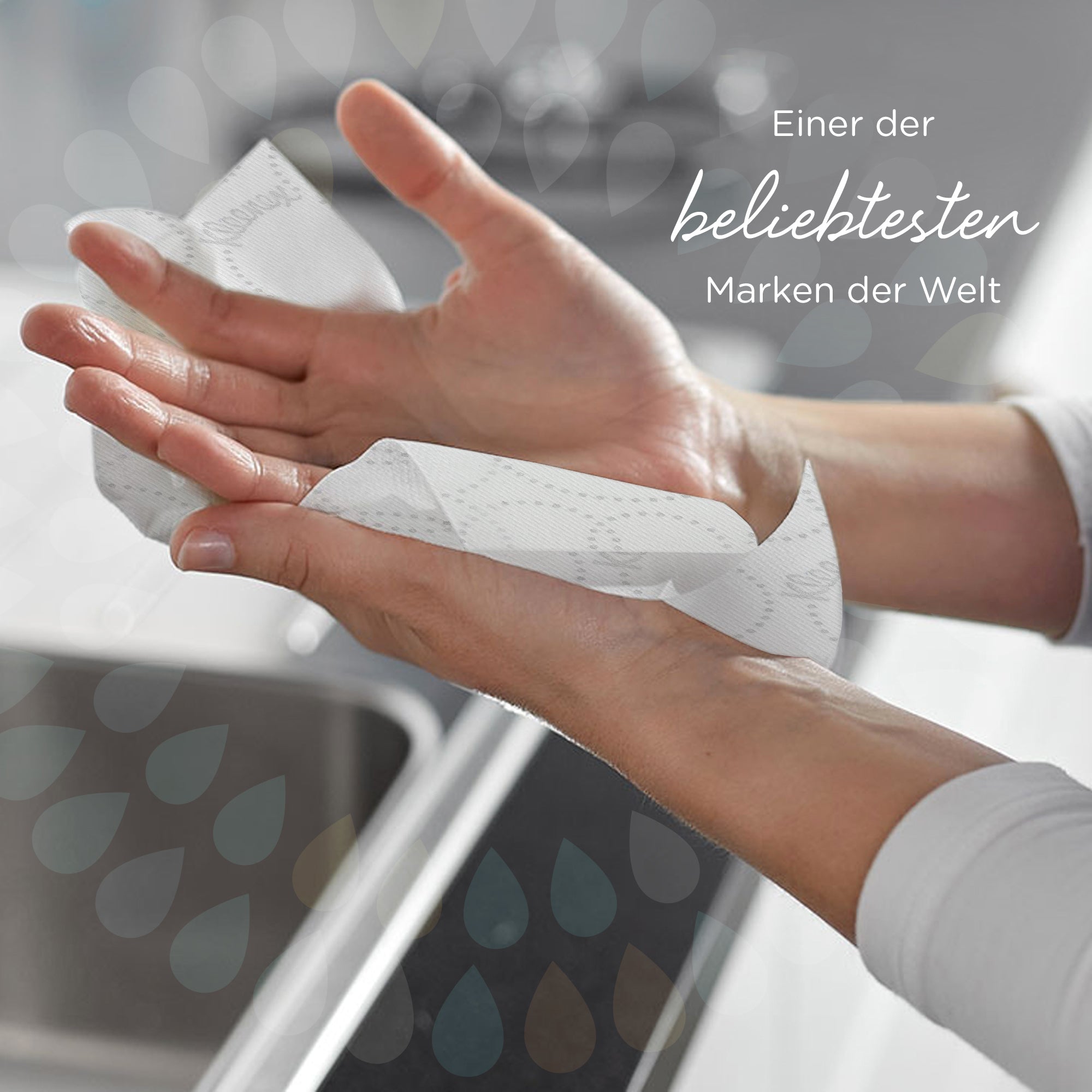 Kleenex® Ultra™ Papierhandtücher auf Rollen, 6782 – E-Roll-Großrolle für 2-lagige Handtücher – 6 x 200 m weiße Papierhandtuchrollen (insg. 1.200 m)